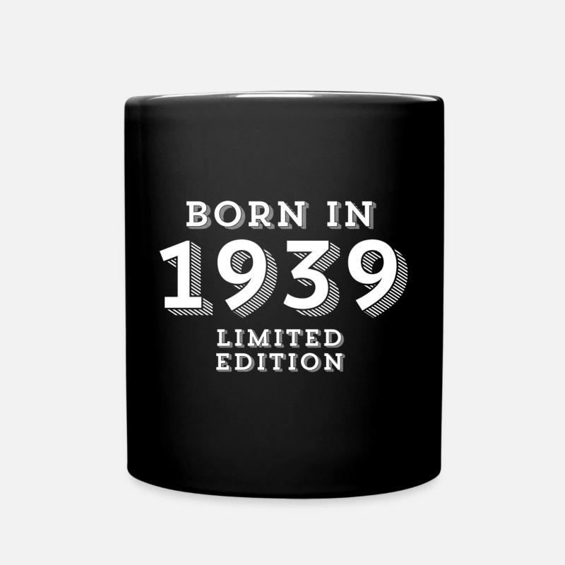 85 ans, année de naissance, date de naissance - Mug uni - noir