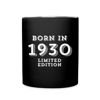 94 years, date of birth, year of birth - Full Colour Mug - black - Front