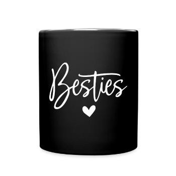 Meilleures amies - Mug uni - noir - Devant