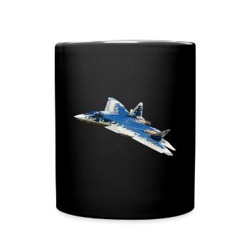 Le Su-57 - Mug uni - noir - Devant