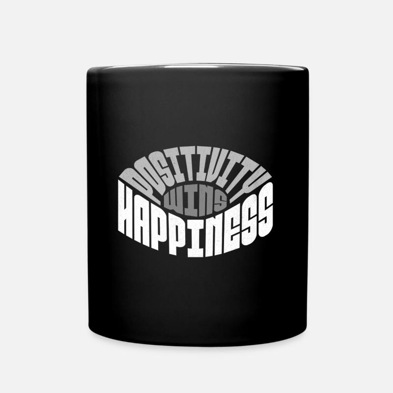 Positivity only - Full Colour Mug - black