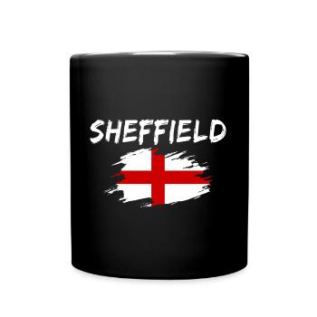 Sheffield, England - Full Colour Mug - black - Front