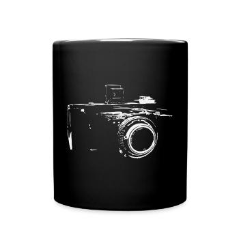 Illustration d’appareil photo vintage - Mug uni - noir - Devant