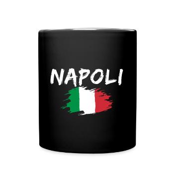 Napoli Italy Flag Naples - Full Colour Mug - black - Front