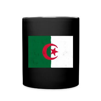 Flag of Algeria – Pride and National Identity - Full Colour Mug - black - Front