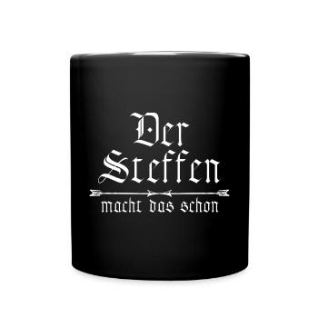Steffen is already doing it - Full Colour Mug - black - Front