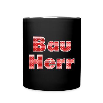 Constructeur de murs de briques - Mug uni - noir - Devant
