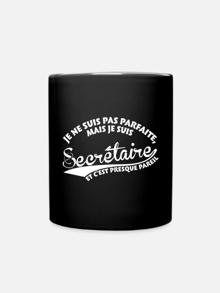 Parfaite Secrétaire - Mug uni - noir
