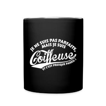 Parfaite Coiffeuse - Mug uni - noir - Devant