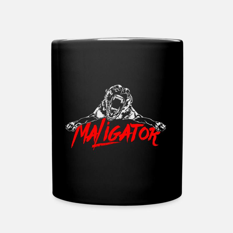 Maligator - Chien Malinois belge Chien Wilsigns - Mug uni - noir