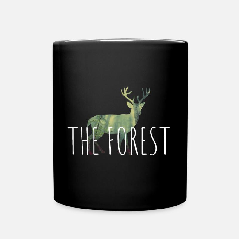 The Forest - Tasse einfarbig - Schwarz