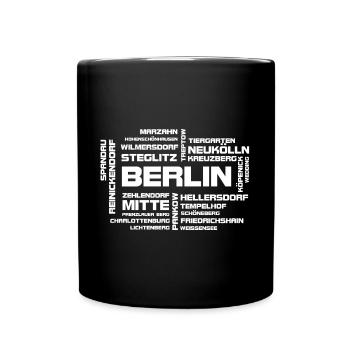 Berlin and its neighborhoods - Full Colour Mug - black - Front