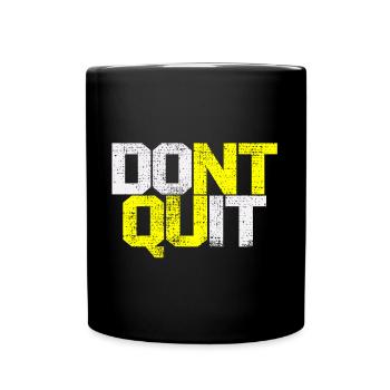 Gym Fitness Bidybuildung - Full Colour Mug - black - Front