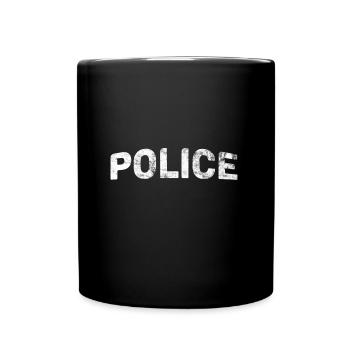 police officer - Full Colour Mug - black - Front