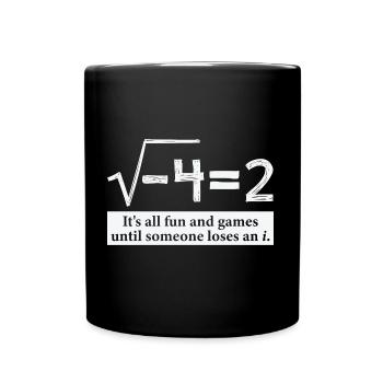 Someone Loses An i Funny Math Gift for Pi day - Mug uni - noir - Devant
