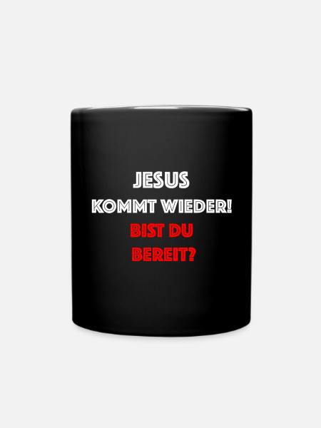 Jésus revient – êtes-vous prêt ? - Mug uni - noir
