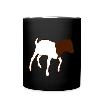 Boer Goat Goat - Full Colour Mug - black - Front