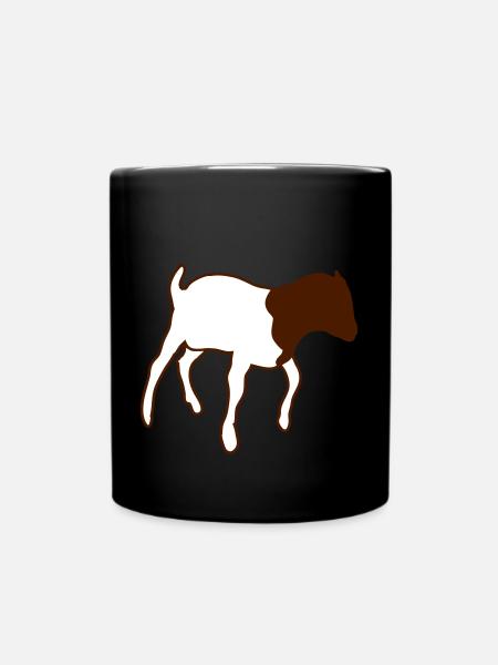 Boer Goat Goat - Full Colour Mug - black