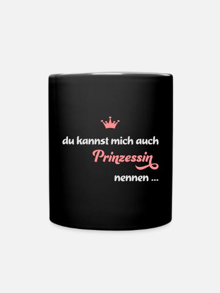 lustig - Tasse einfarbig - Schwarz