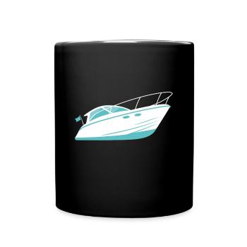 Bateau à moteur Bateau de sport Bateaux de plaisance - Mug uni - noir - Devant