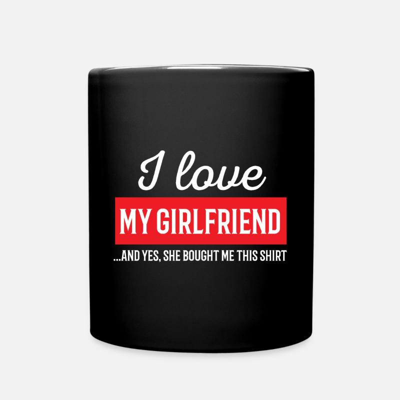 J'aime ma copine - Mug uni - noir