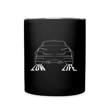 Low life Tuning Auto Design - Tasse einfarbig - Schwarz - Vorne