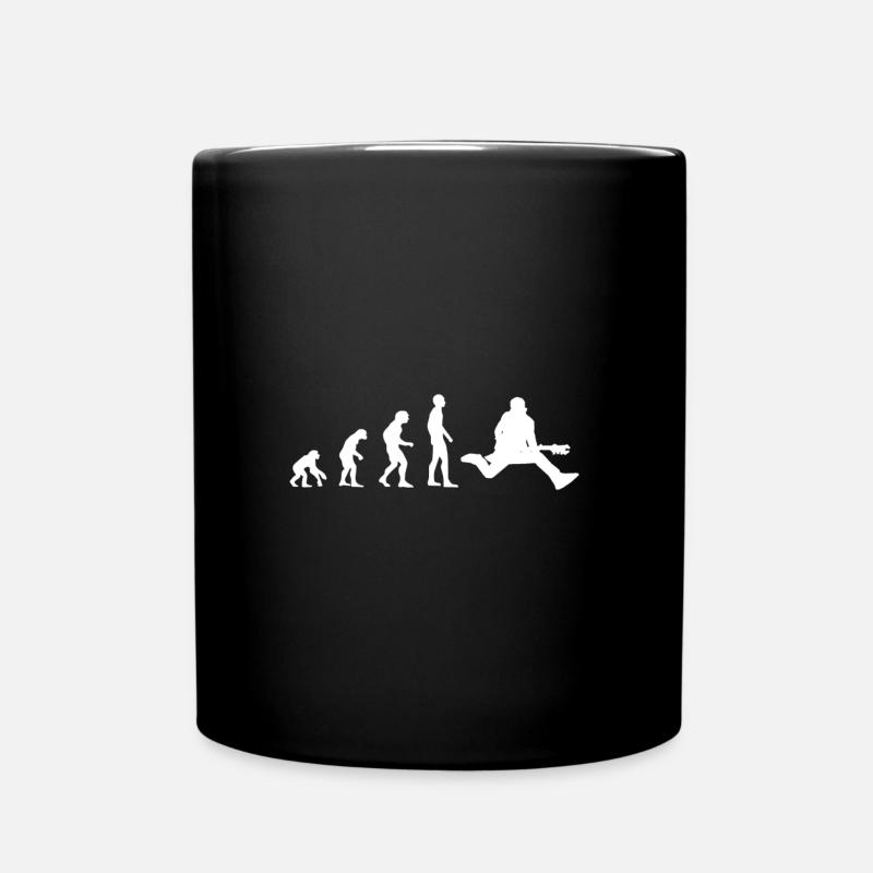 Evolution Gitarre Girarrist Rock - Tasse einfarbig - Schwarz