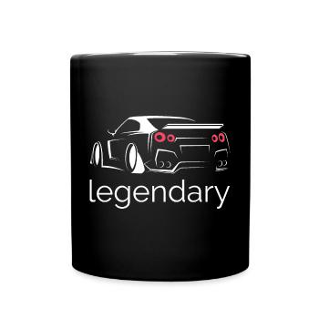 gtr racing legends classic cars cars - Full Colour Mug - black - Front