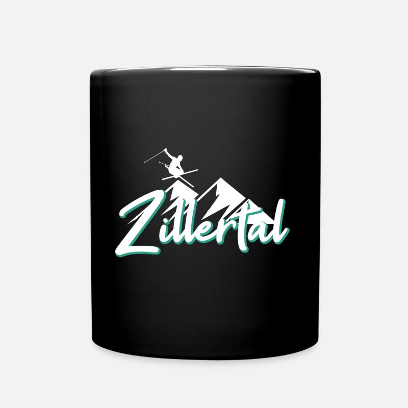 Zillertal - Tasse einfarbig - Schwarz