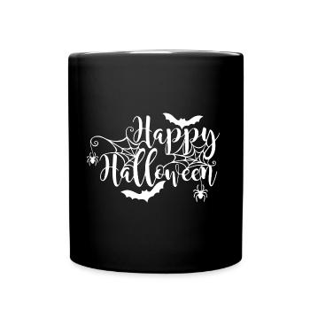 Cadeau de fête déguisé Halloween - Mug uni - noir - Devant