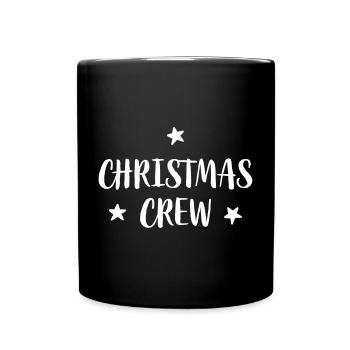 Christmas Crew étoiles Équipe cadeau de Noël - Mug uni - noir - Devant