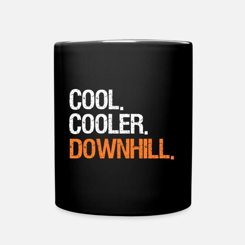 Downhill - Tasse einfarbig - Schwarz