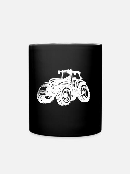 tracteur - Mug uni - noir