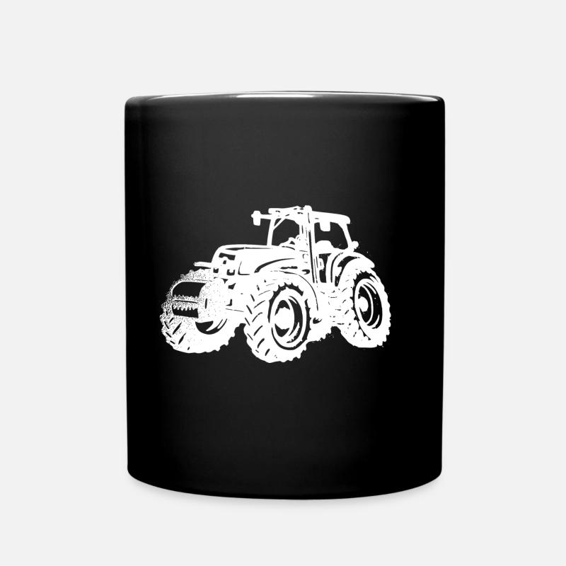 Traktor - Tasse einfarbig - Schwarz