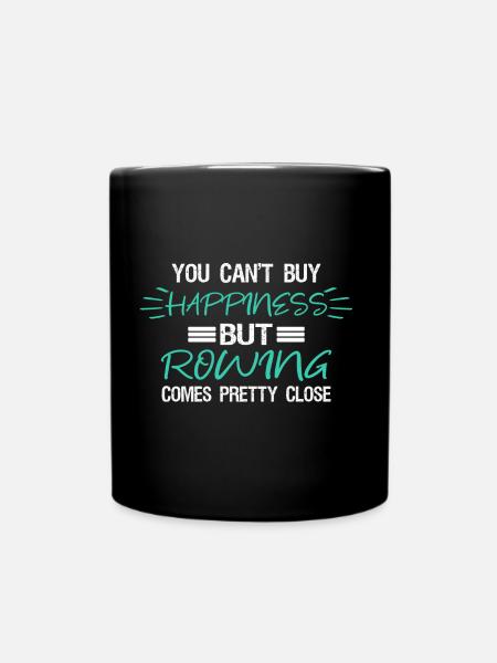 rowing - Full Colour Mug - black