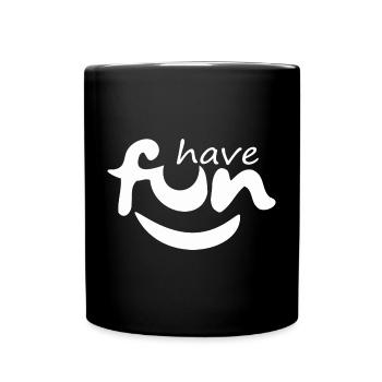 Funny, have fun - Full Colour Mug - black - Front