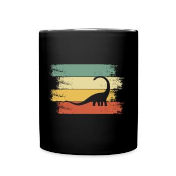 Dino - Tasse einfarbig - Schwarz - Vorne