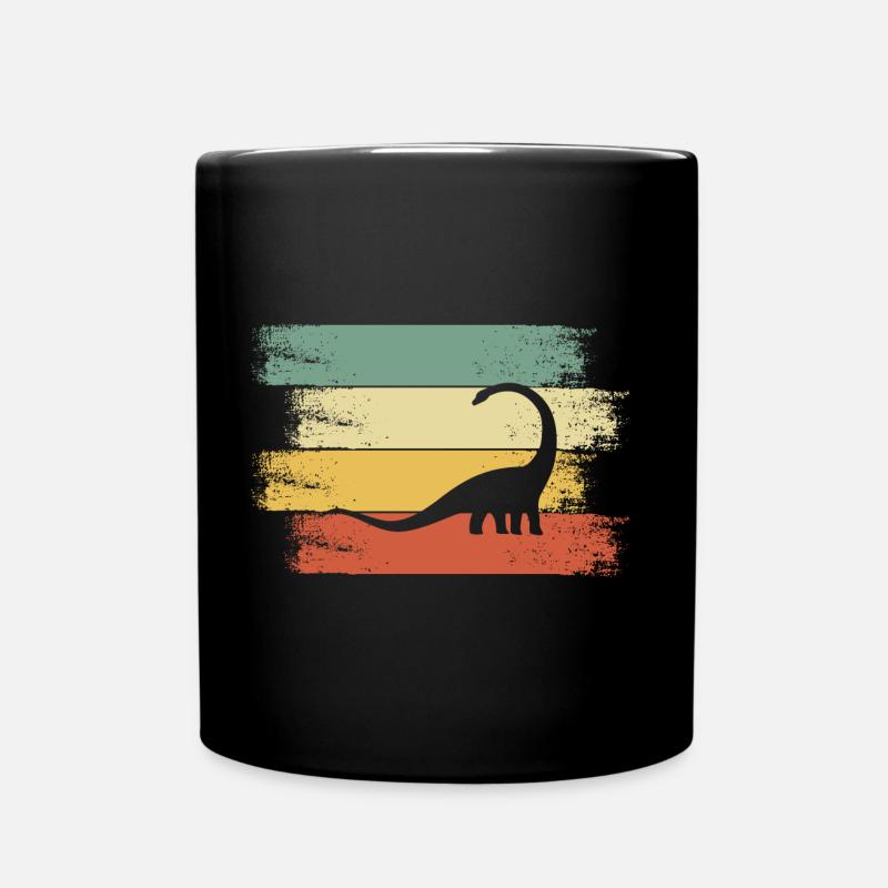 Dino - Tasse einfarbig - Schwarz