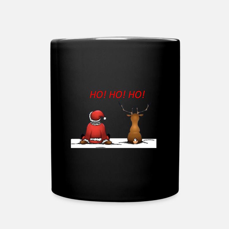 Noël Ho Ho Ho - Mug uni - noir