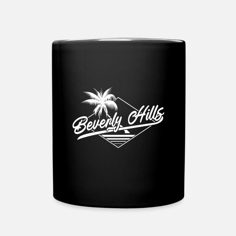 Beverly Hills Californie - Mug uni - noir