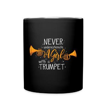 Trompette Trompette - Mug uni - noir - Devant