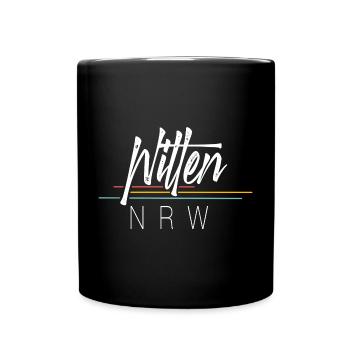Witten NRW - Tasse einfarbig - Schwarz - Vorne