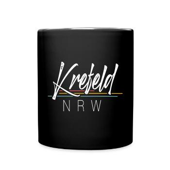 Krefeld Nrw - Tasse einfarbig - Schwarz - Vorne