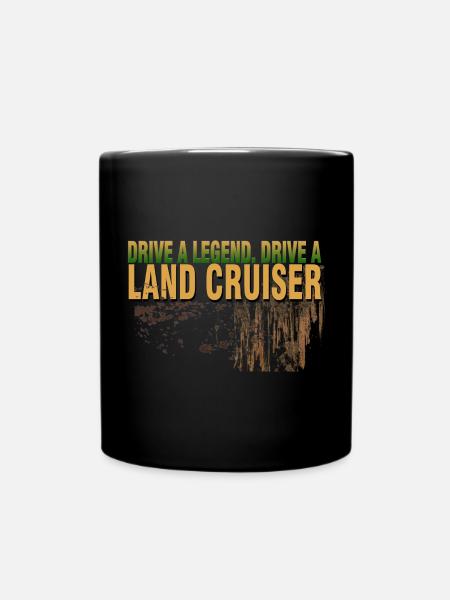 Landcruiser Drive A Legend - Tasse einfarbig - Schwarz