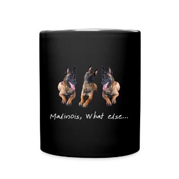 Malinois - idée cadeau - Mug uni - noir - Devant