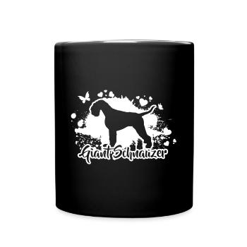 GIANT SCHNAUZER Chien Wilsigns - Mug uni - noir - Devant
