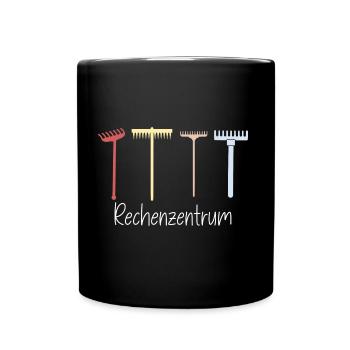 Rechenzentrum Garten Natur - Tasse einfarbig - Schwarz - Vorne