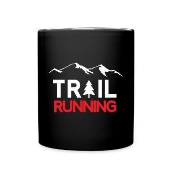 Trail Running - Mug uni - noir - Devant