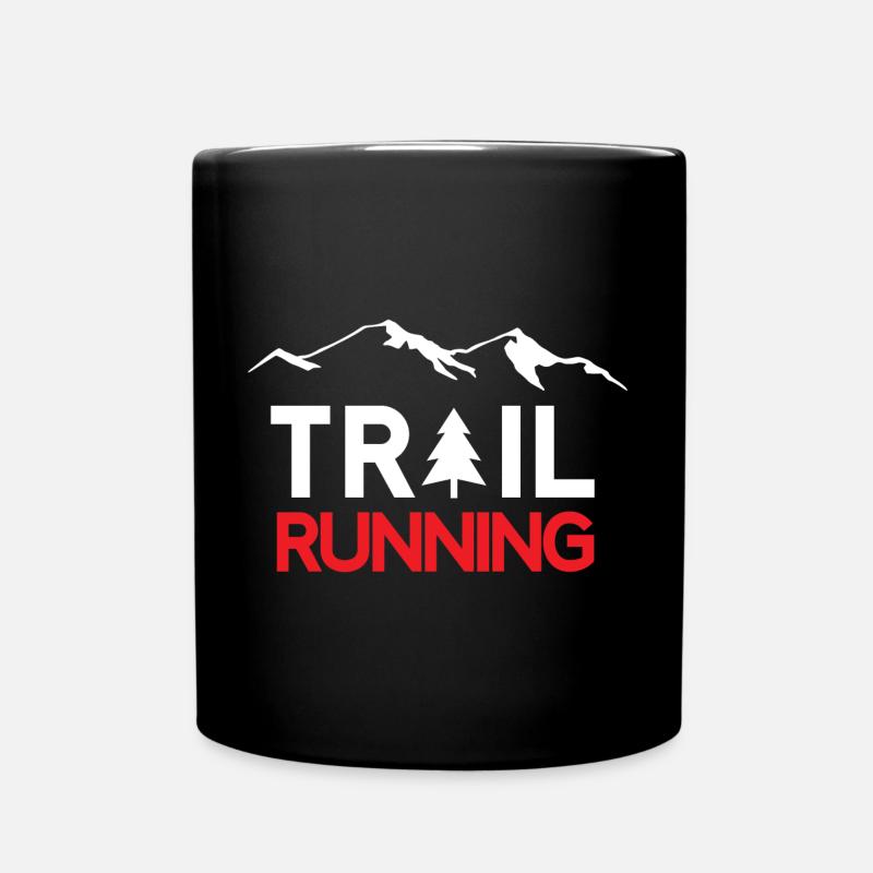 Trail Running - Mug uni - noir