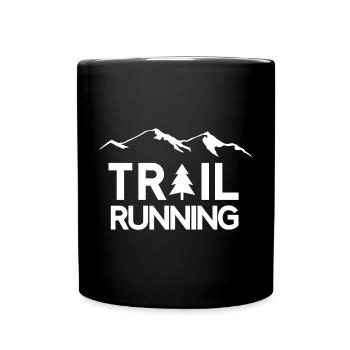 Trail Running - Mug uni - noir - Devant